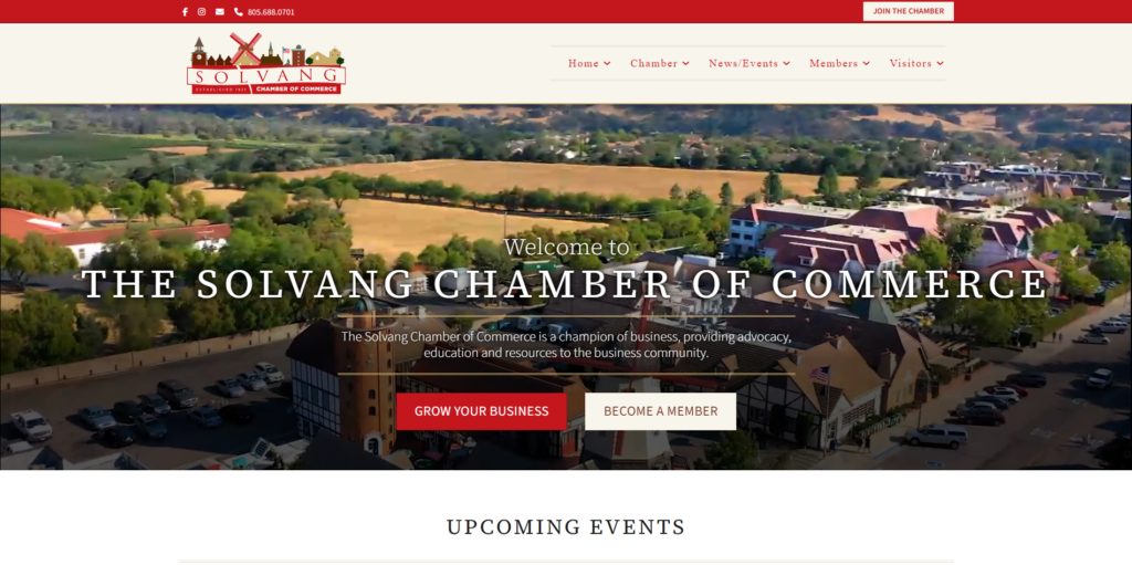 Screenshot of solvangcc.com