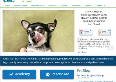 Pet Clinic – St. Francis Pet Clinic | Santa Barbara CA