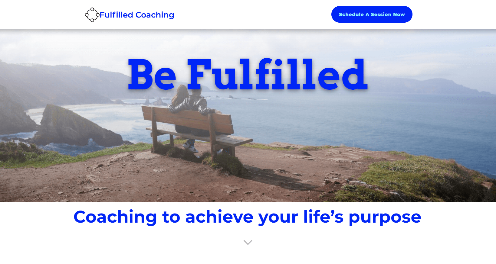 fulfilled.coach homepage